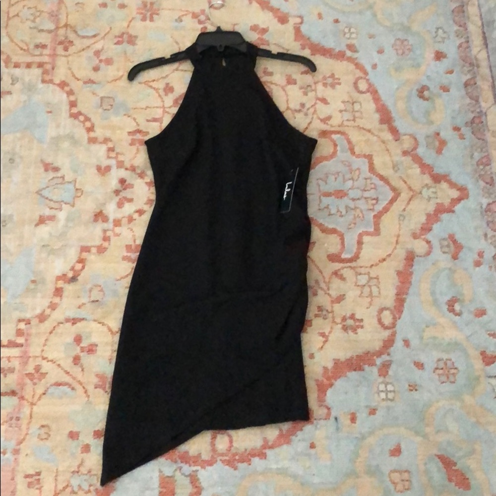 Medium Lulus Fitted Black Dress